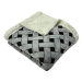 Rosh Beránková deka Pletený sen 200 × 230 cm, černá