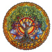 Dřevěné puzzle UNIDRAGON Mandala Tree of Life 350ks