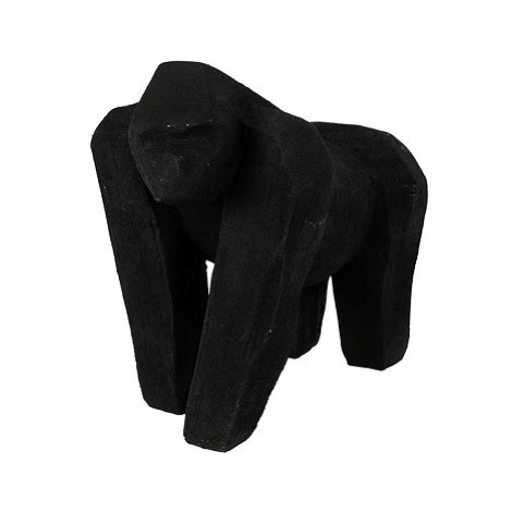 H&L Soška Gorila 21 × 23 cm černá