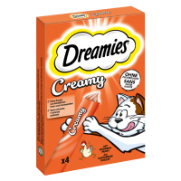 Dreamies Creamy Snacks - kuřecí (4 x 10 g)