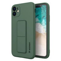 Wozinsky Kickstand Case silikonové pouzdro se stojánkem Samsung Galaxy A72 4G tmavě zelené