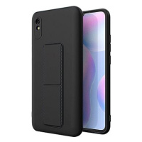 Kickstand silikonový kryt na Xiaomi Note 9 Pro / Note 9S, černý