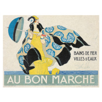 Obrazová reprodukce Au Bon Marché (Art Nouveau Vintage), 40 × 30 cm