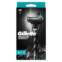 Gillette Mach3 Charcoal pánský holicí strojek + 2 hlavice