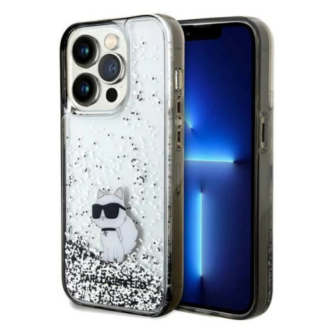 Kryt Karl Lagerfeld KLHCP14LLKCNSK iPhone 14 Pro 6.1" transparent hardcase Liquid Glitter Choupe