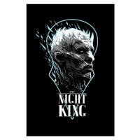 Umělecký tisk Game of Thrones - Night King, 26.7 × 40 cm