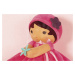 Kaloo panenka pro miminka Emma K Tendresse 32 cm růžových šatech z jemného textilu v dárkovém ba