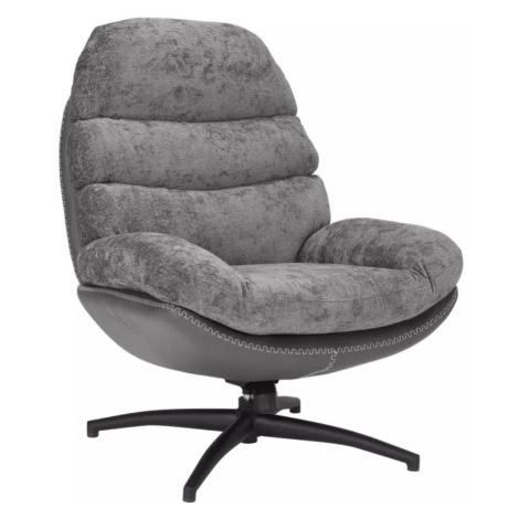 Otočné křeslo Giselle – šedé