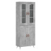 vidaXL Skříň highboard betonově šedá 69,5x34x180 cm kompozitní dřevo