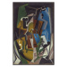 Gris, Juan - Obrazová reprodukce Violin and Newspaper, (26.7 x 40 cm)