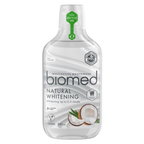 Biomed Natural Whitening ústní voda 500 ml
