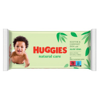 HUGGIES Natural Care Single dětské vlhčené ubrousky 56 kusů