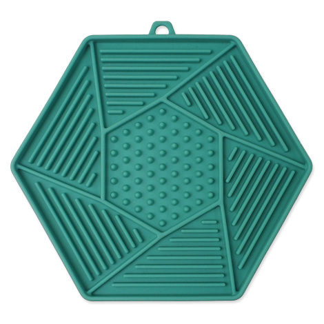 Epic PET Podložka lízací Lick&Snack hexagon světle zelený 17x15 cm