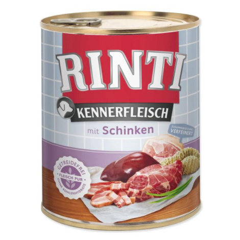 Konzerva Rinti Kennerfleisch Adult šunka 800g