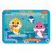 Baby puzzle Baby Shark: Šťastní žraloci 2v1