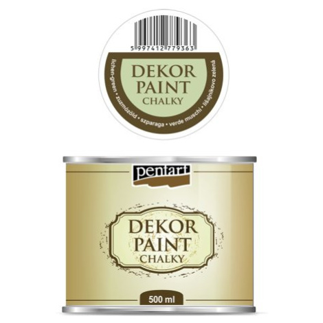 Pentart Křídová a dekorační barva PENTART 500 ml LIŠEJNÍK ZELENÁ