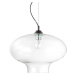 Závěsní svítidlo Ideal Lux Bistro SP1 round fume 120904 šedé 40cm