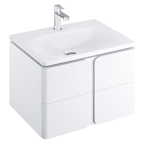 Koupelnová skříňka pod desku Ravak Balance 80x50x46 cm Bílá lesk X000001368