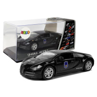 mamido  Policejní sportovní vůz Bugati Veyron se zvukovými efekty a světly černé