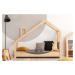 Domečková postel z borovicového dřeva Adeko Luna Elma, 70 x 200 cm