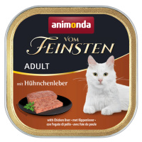 Animonda Vom Feinsten Adult 32 x 100 g - s kuřecími játry