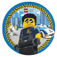Lego City - Talířky papírové  23 cm 8 ks
