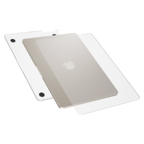 Epico Slim Shell for Macbook Air 13,6" M2/M3/M4 (A2681/A3113) - matná transparentní