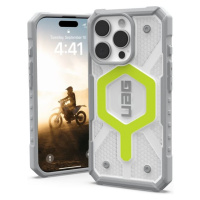 UAG Pathfinder Clear Magsafe kryt iPhone 16 Pro Active Neon