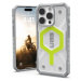 UAG Pathfinder Clear Magsafe kryt iPhone 16 Pro Active Neon