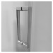 MEREO Sprchové dveře, Lima, trojdílné, zasunovací, 100x190 cm, chrom ALU, sklo Point CK80632K