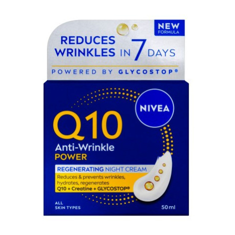 Nivea Q10 Power Regenerační noční krém proti vráskám 50ml