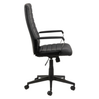 Dkton Kancelářská židle Triston černá koženka