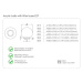 ACA Lighting venkovní stojací svítidlo BALL D40 čirá AC.3534T