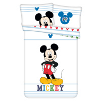 Jerry Fabrics Povlečení do postýlky 100x135 + 40x60 cm - Mickey Mouse 