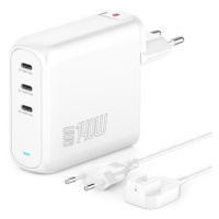 4smarts Charger GaN Flex Pro 140W 3 USB-C white