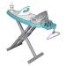 Žehlicí prkno se žehličkou Ironing Board Steam Iron Smoby s ramínky a 9 doplňky