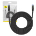 Kabel Baseus Braided network cable cat.7 Ethernet RJ45, 10Gbps, 5m (black)