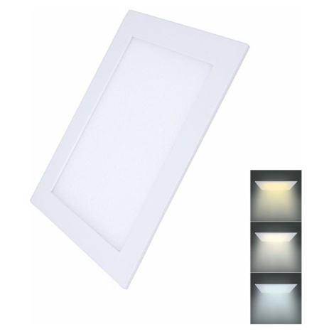 Solight LED mini panel CCT, podhledový, 18W, 1530lm, 3000K, 4000K, 6000K, čtvercový WD143