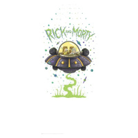 Umělecký tisk Rick a Morty - Vesmírná loď, 64x180 cm