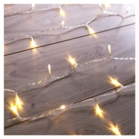 Transparentní LED světelný řetěz DecoKing Christmas, 200 světýlek, délka 1 m