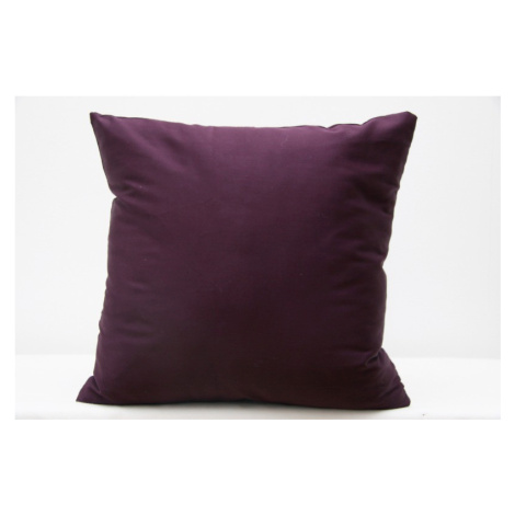 Levný tmavě fialový povlak na polštář do obýváku
