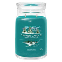 YANKEE CANDLE Signature sklo 2 knoty Winter Night Stars 567 g