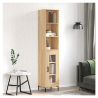 vidaXL Skříň highboard dub sonoma 34,5 x 34 x 180 cm kompozitní dřevo