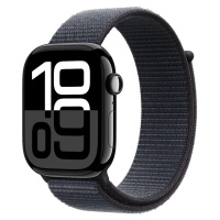 Apple Watch Series 10 GPS + Cellular 42mm klavírně černé hliníkové pouzdro s inkoustově fialovým