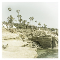 Fotografie SAN DIEGO Sunset Cliffs | Vintage, Melanie Viola, 40 × 40 cm