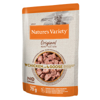 Nature's Variety Original kapsičky, 9 + 3 / 30+14 / 16 + 6 zdarma - kuřecí a husí (12 x 70 g)