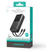 Joyroom JR-PBC06 minipowerbanka 30W 10000mAh se zabudovanými kabely USB-C a Lightning Černá