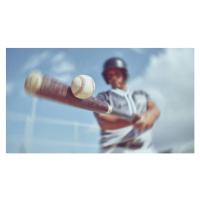 Fotografie Baseball, baseball player and bat ball, PeopleImages, 40 × 22.2 cm