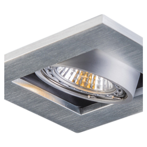 Sada 10 ocelových zapuštěných bodových světel - Qure QAZQA