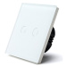 iQtech Millennium, WiFi 2x NoN vypínač Smartlife, bílý